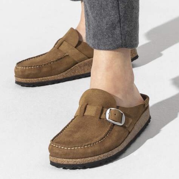 BIRKENSTOCK Buckley Suede Leather Tea Clogs Men's Size 41